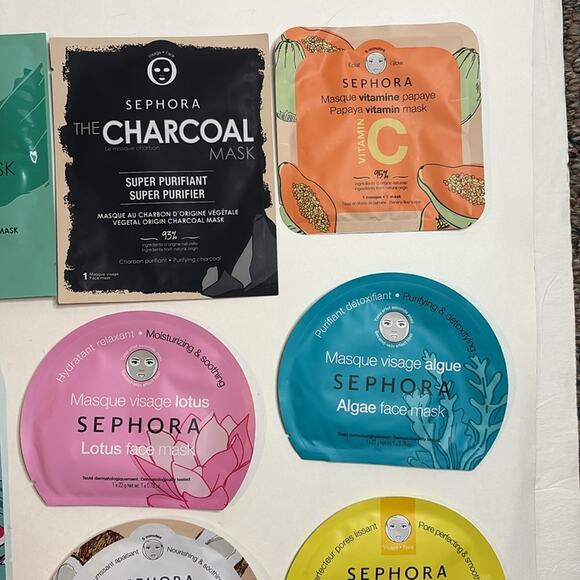 NWT set of 12 Sephora face sheet masks - Picture 3 of 5
